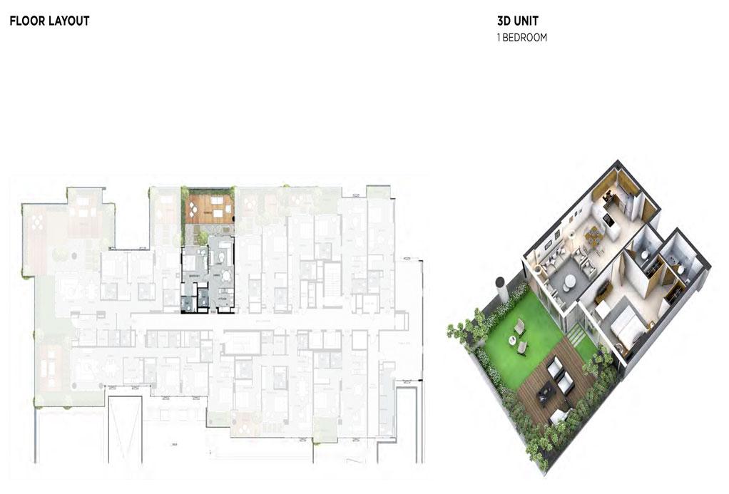 Damac High Gardens - Floor Plan